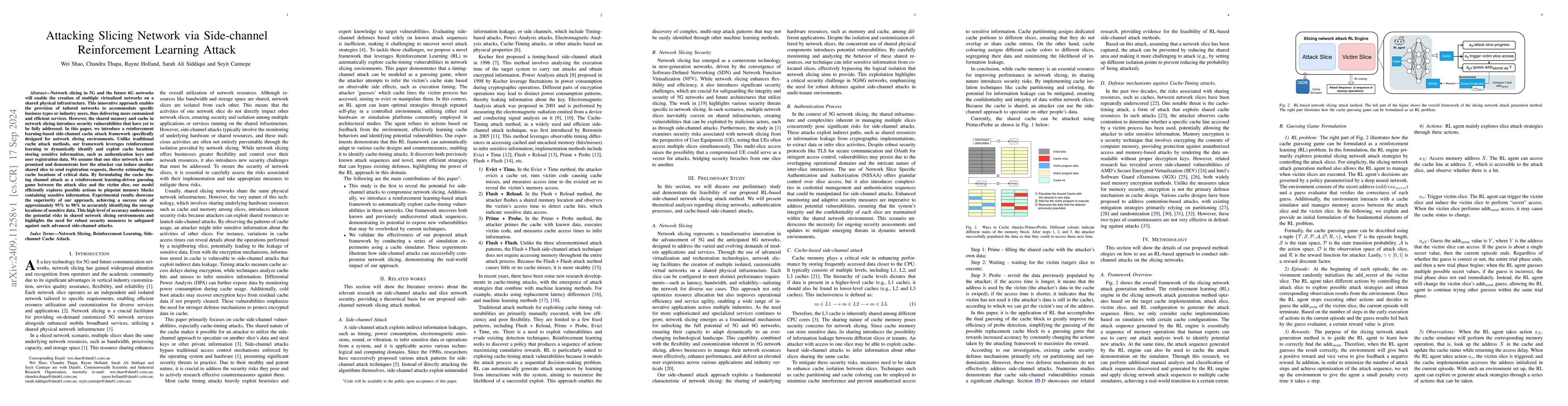 Thumbnail for Attacking Slicing Network via Side-channel Reinforcement Learning Attack
