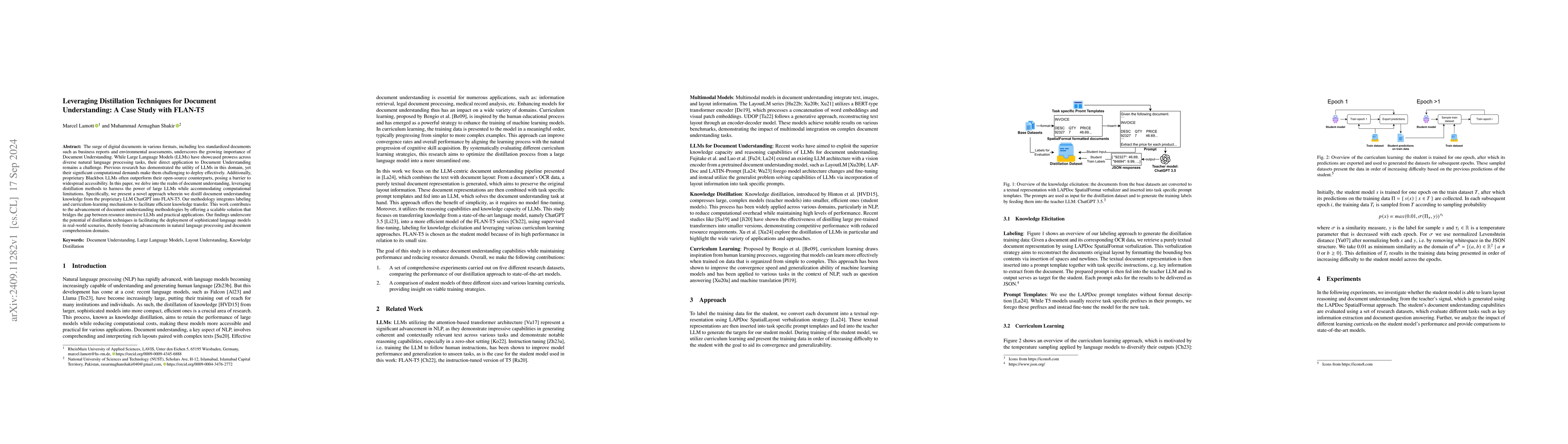 Thumbnail for Leveraging Distillation Techniques for Document Understanding: A Case
  Study with FLAN-T5