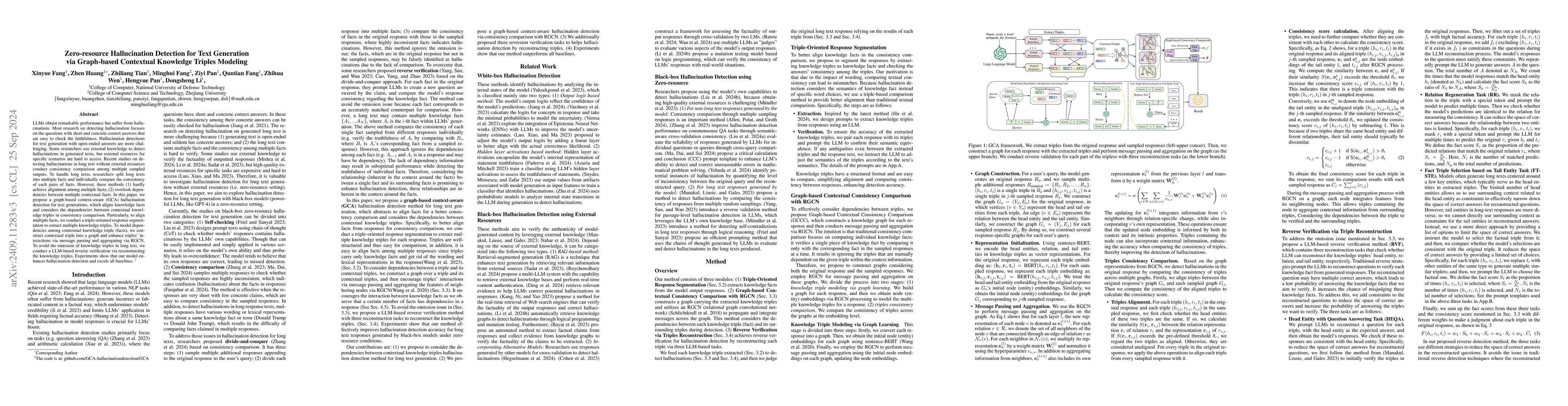 Thumbnail for Zero-resource Hallucination Detection for Text Generation via
  Graph-based Contextual Knowledge Triples Modeling
