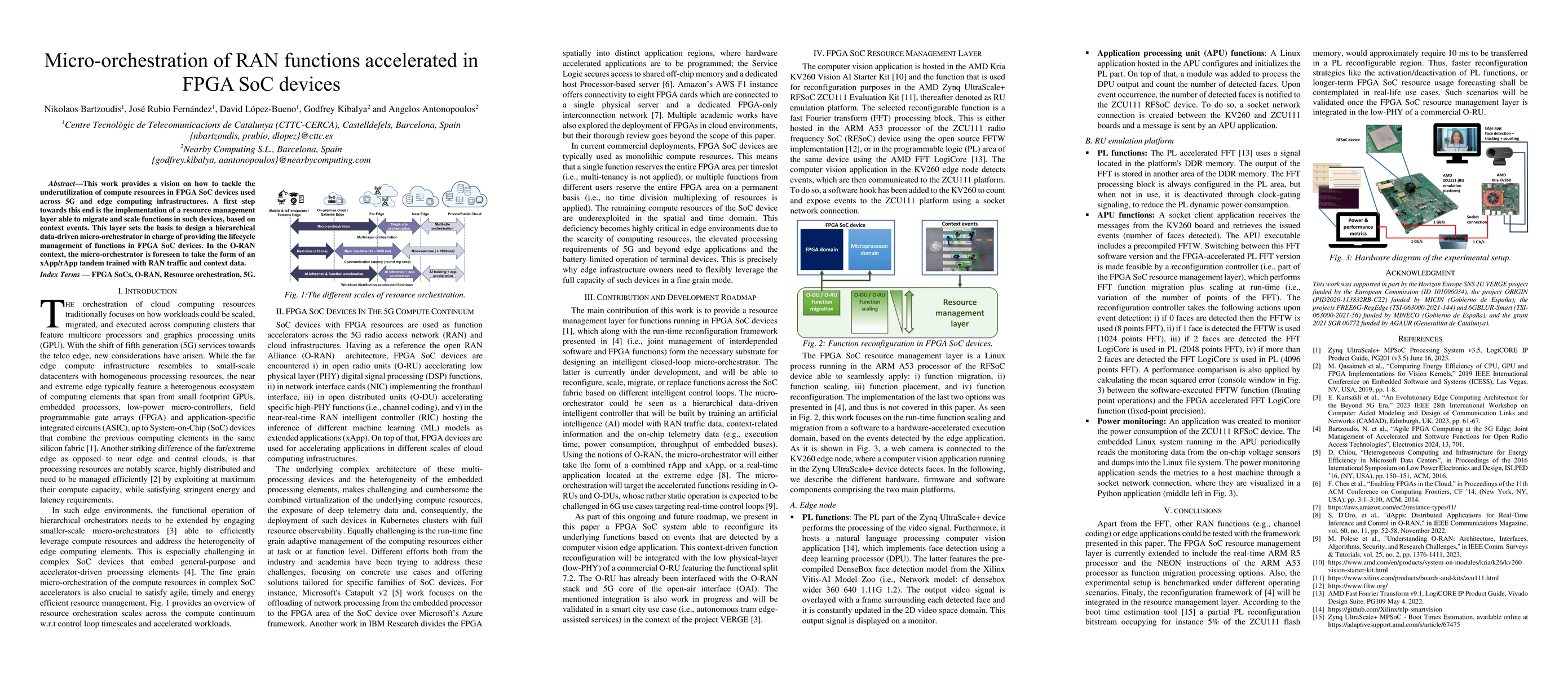 Thumbnail for Micro-orchestration of RAN functions accelerated in FPGA SoC devices