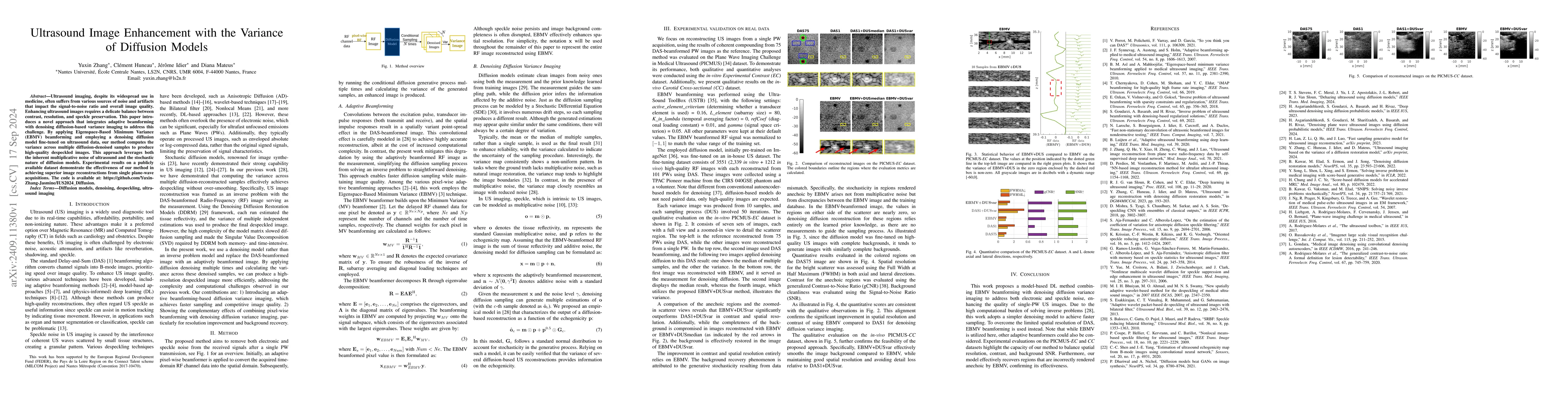 Thumbnail for Ultrasound Image Enhancement with the Variance of Diffusion Models