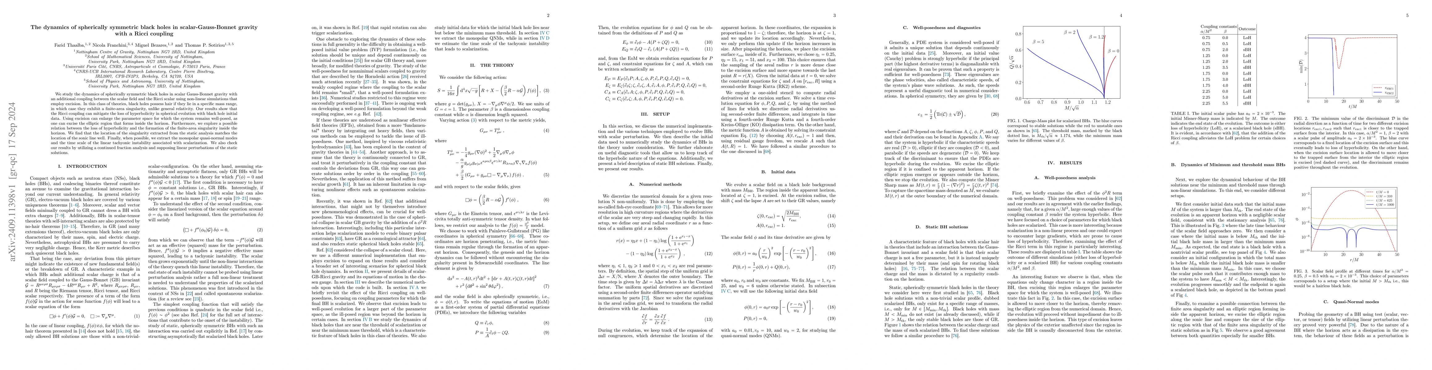 Thumbnail for The dynamics of spherically symmetric black holes in scalar-Gauss-Bonnet
  gravity with a Ricci coupling