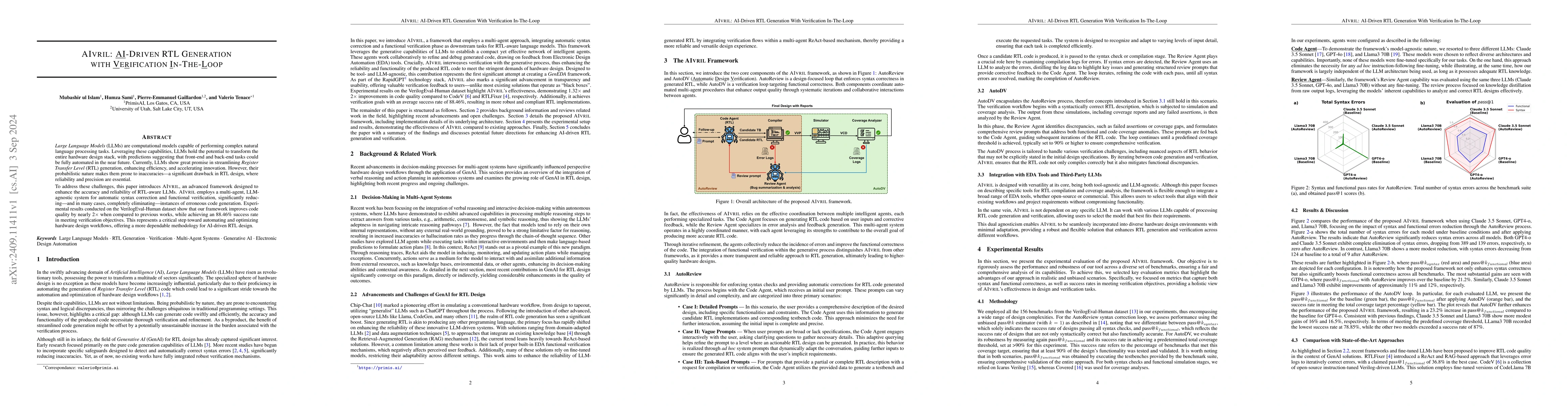 Thumbnail for AIvril: AI-Driven RTL Generation With Verification In-The-Loop