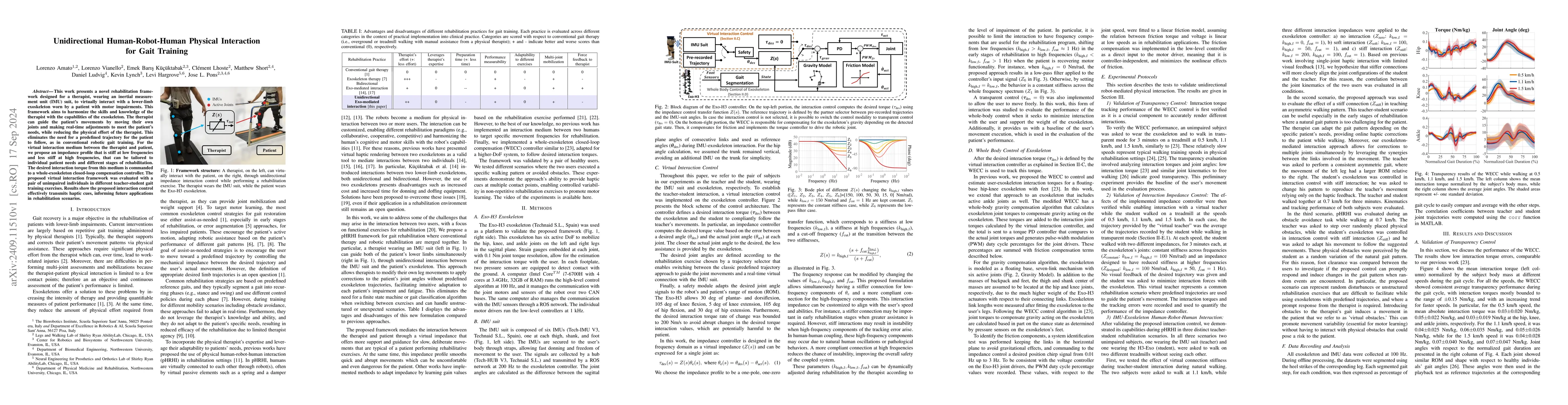 Thumbnail for Unidirectional Human-Robot-Human Physical Interaction for Gait Training