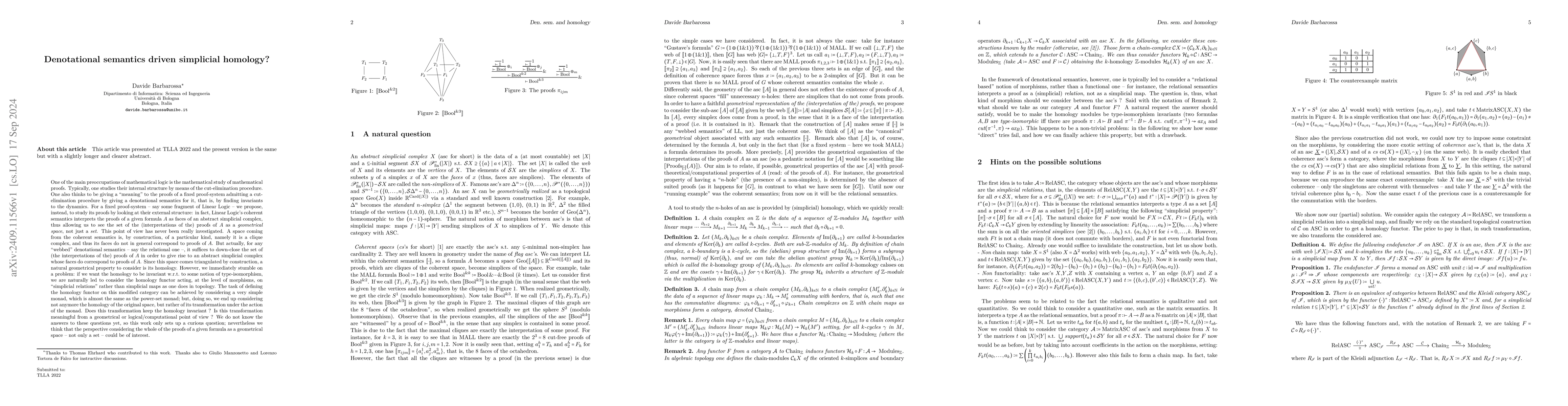 Thumbnail for Denotational semantics driven simplicial homology?