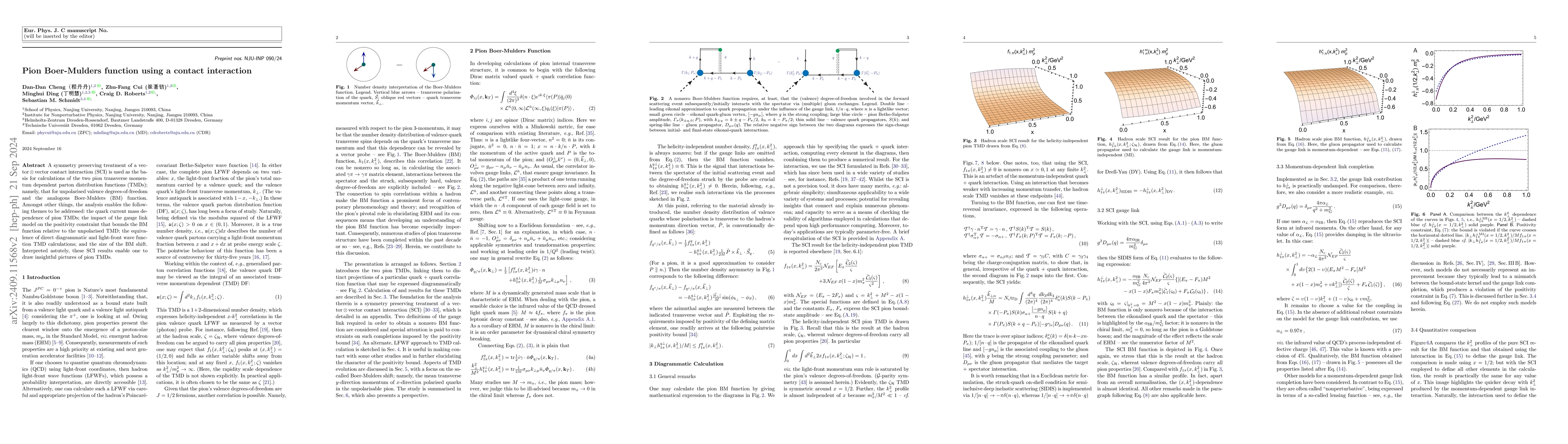 Thumbnail for Pion Boer-Mulders function using a contact interaction