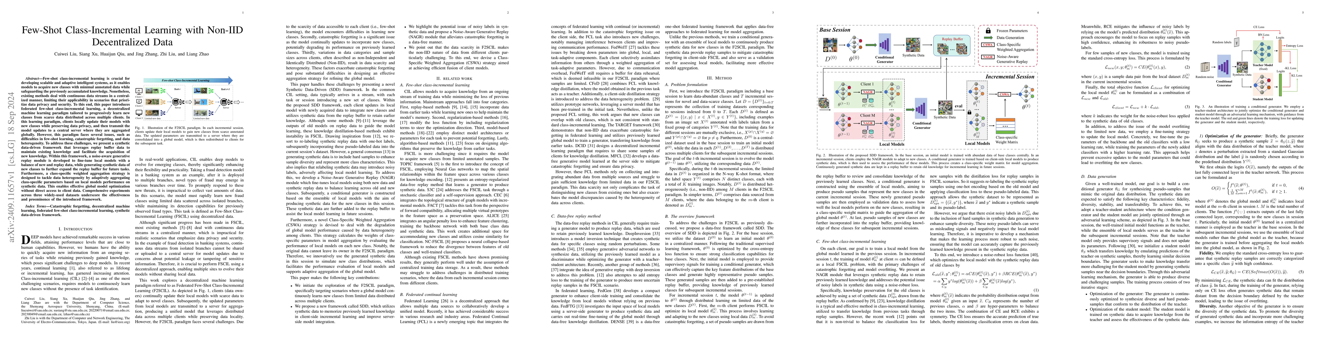 Thumbnail for Few-Shot Class-Incremental Learning with Non-IID Decentralized Data