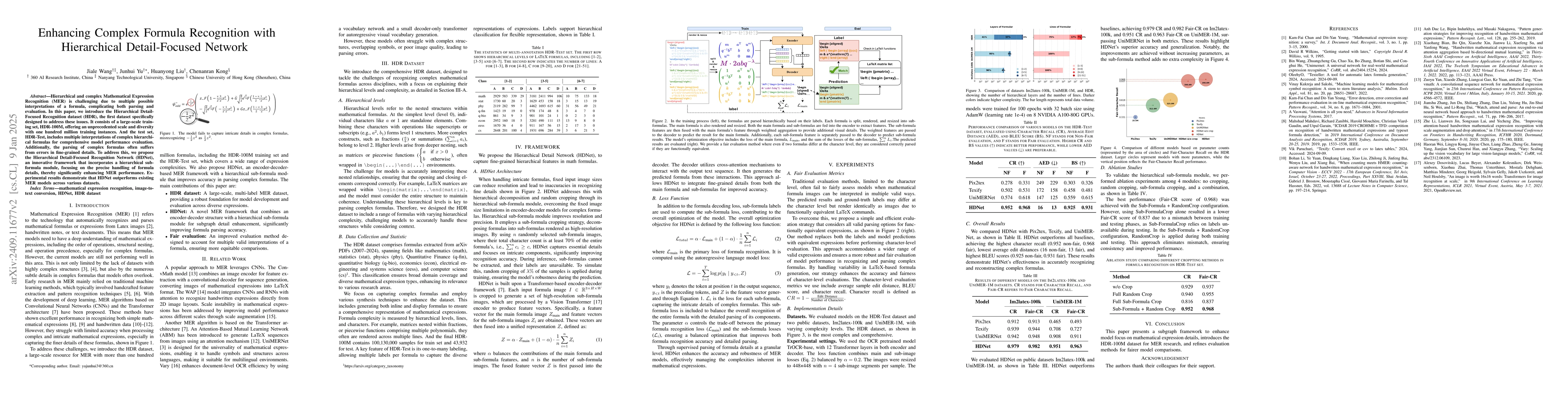 Thumbnail for Enhancing Complex Formula Recognition with Hierarchical Detail-Focused
  Network