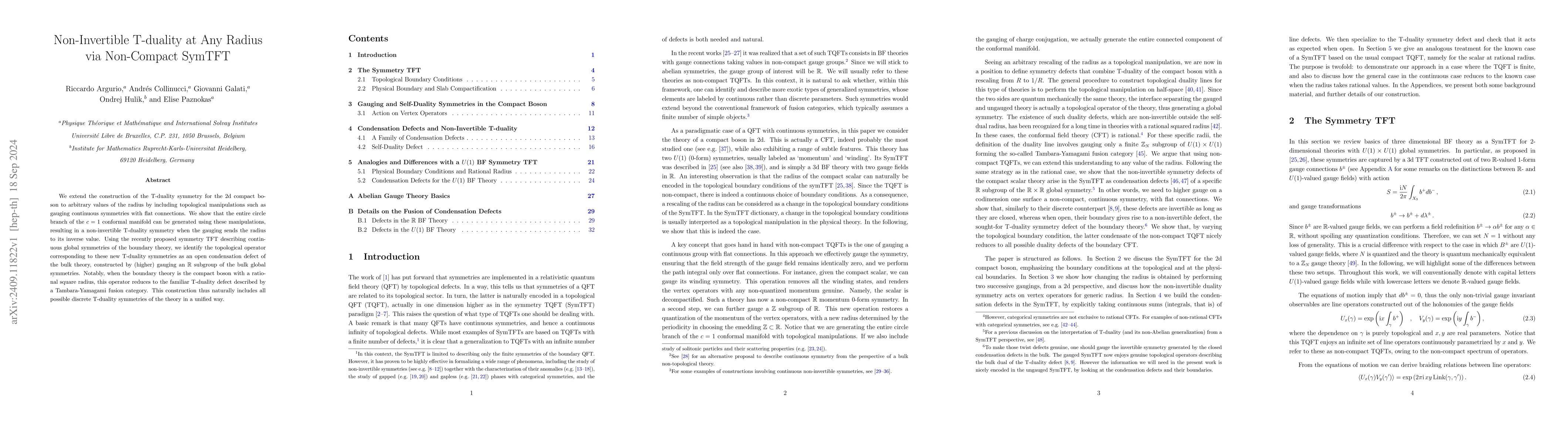 Thumbnail for Non-Invertible T-duality at Any Radius via Non-Compact SymTFT