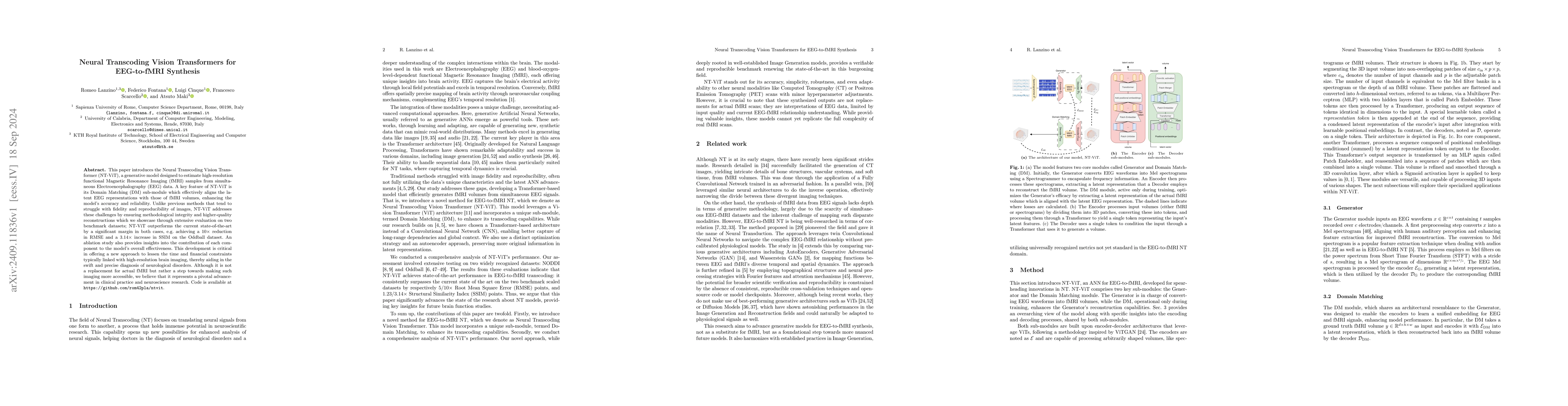 Thumbnail for NT-ViT: Neural Transcoding Vision Transformers for EEG-to-fMRI Synthesis