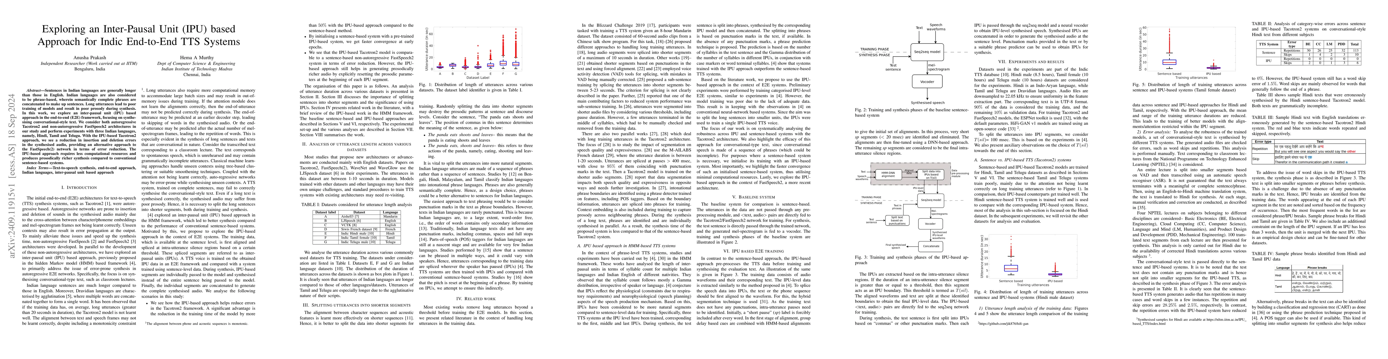 Thumbnail for Exploring an Inter-Pausal Unit (IPU) based Approach for Indic End-to-End
  TTS Systems
