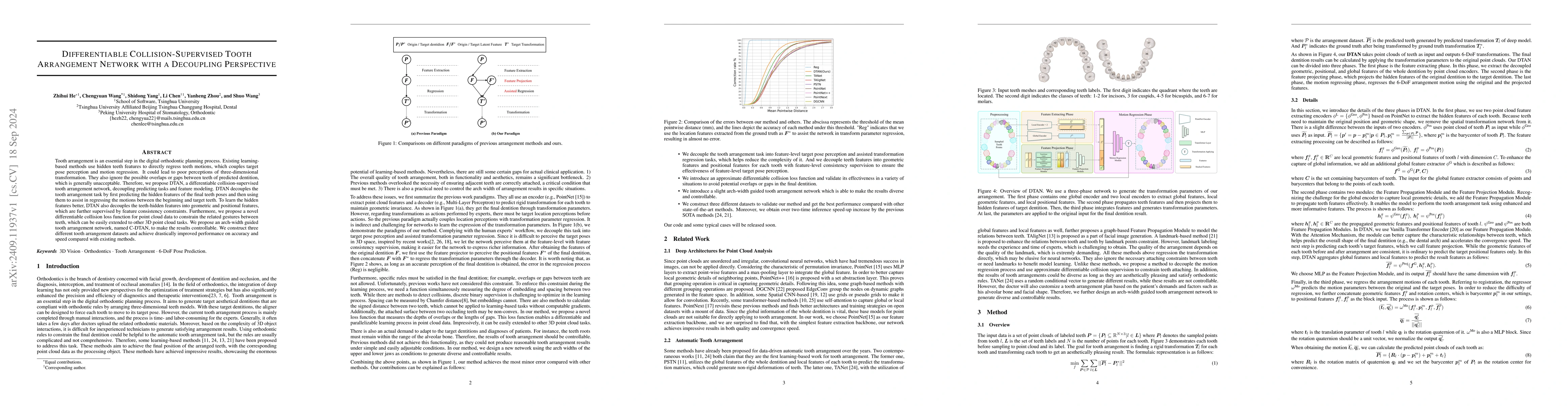 Thumbnail for Differentiable Collision-Supervised Tooth Arrangement Network with a
  Decoupling Perspective