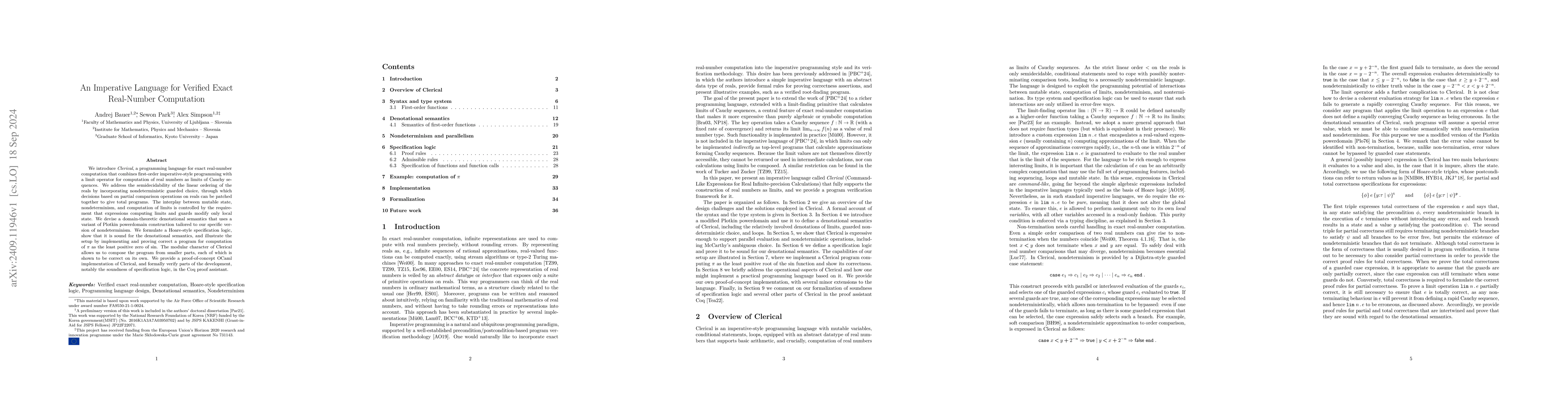 Thumbnail for An Imperative Language for Verified Exact Real-Number Computation