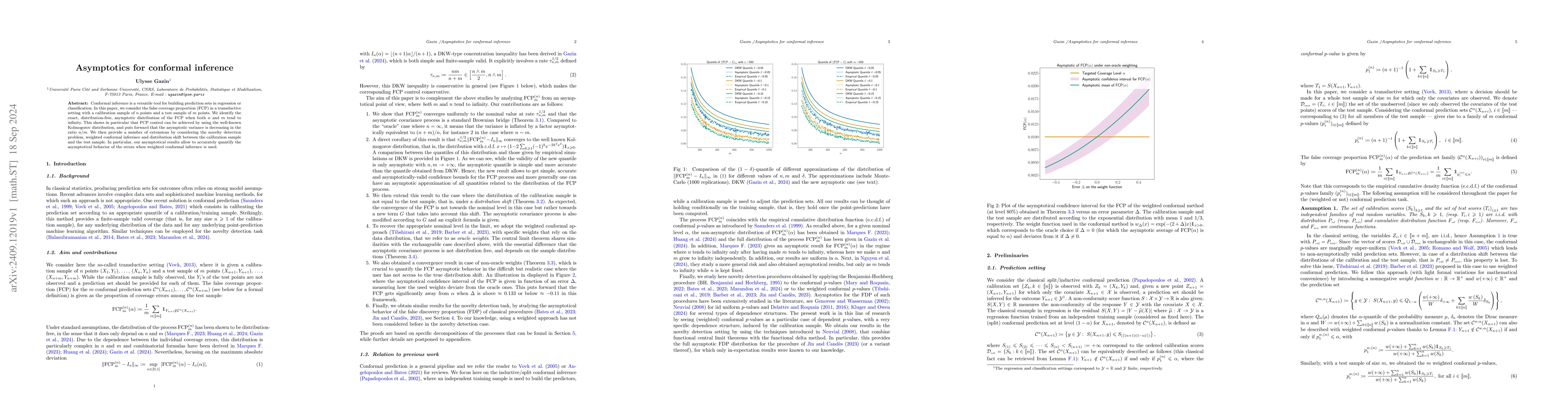 Thumbnail for Asymptotics for conformal inference