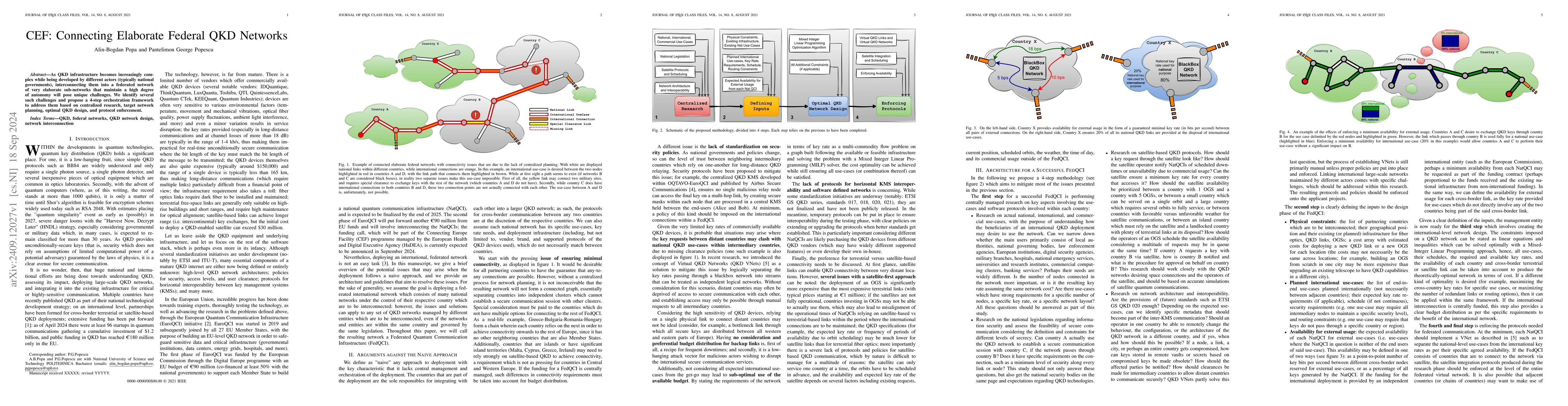 Thumbnail for CEF: Connecting Elaborate Federal QKD Networks