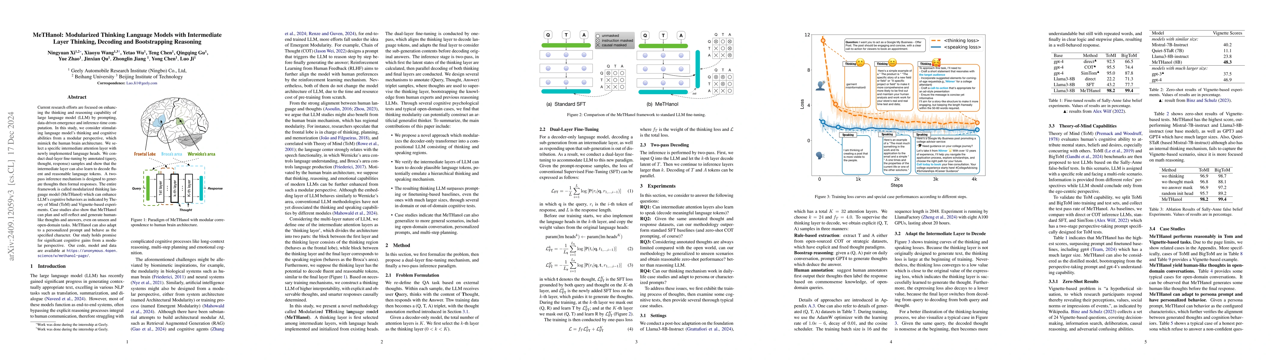 Thumbnail for Dual-Layer Training and Decoding of Large Language Model with
  Simultaneously Thinking and Speaking
