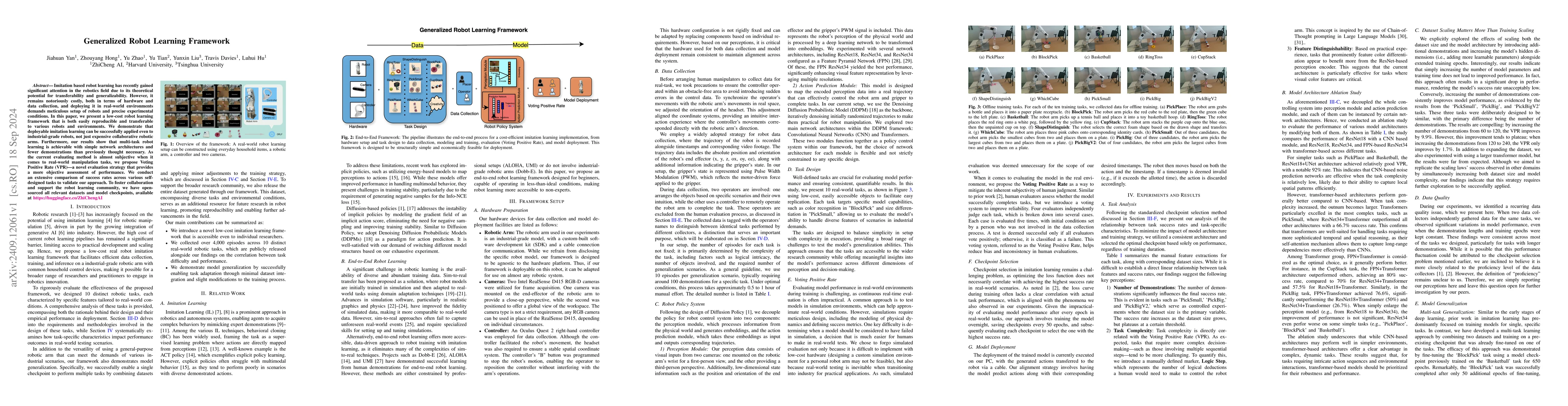 Thumbnail for Generalized Robot Learning Framework
