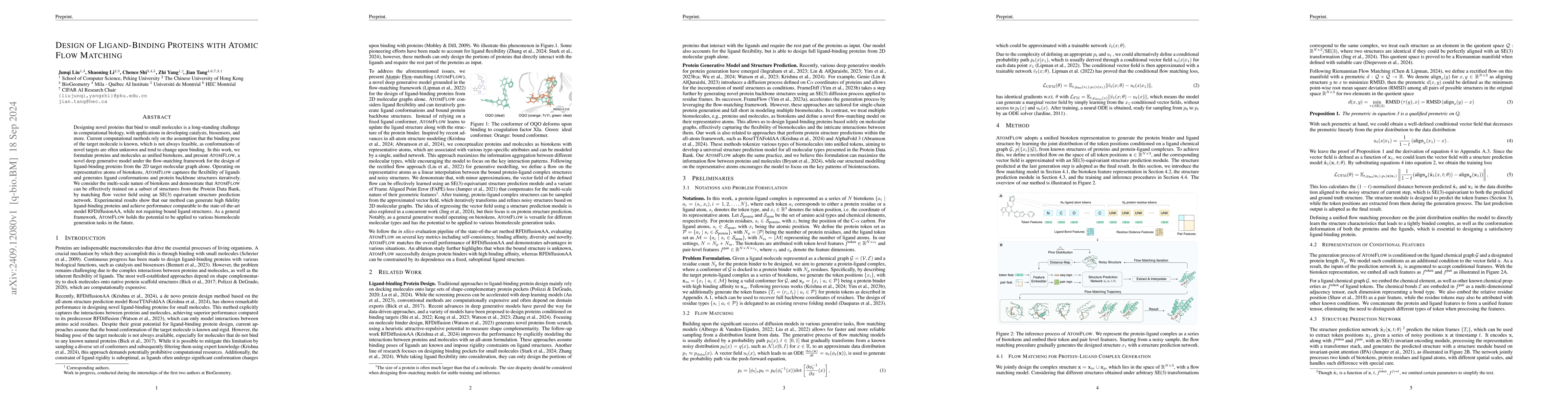 Thumbnail for Design of Ligand-Binding Proteins with Atomic Flow Matching