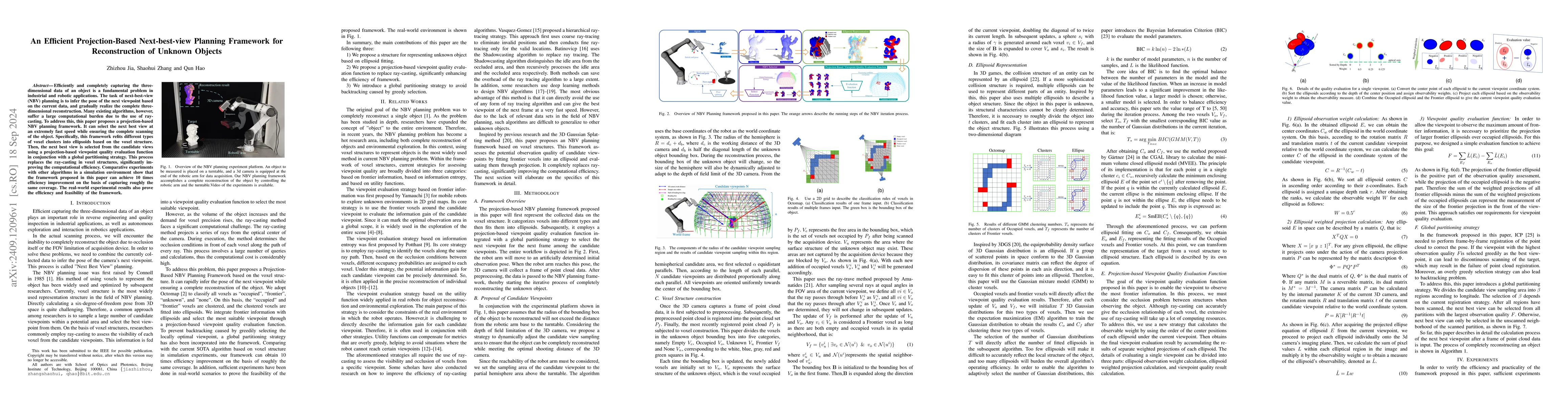 Thumbnail for An Efficient Projection-Based Next-best-view Planning Framework for
  Reconstruction of Unknown Objects