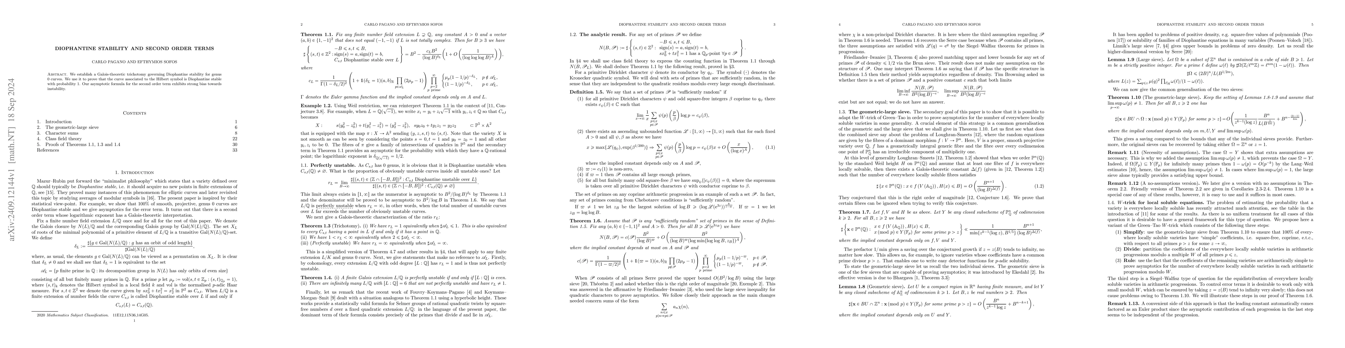 Thumbnail for Diophantine stability and second order terms