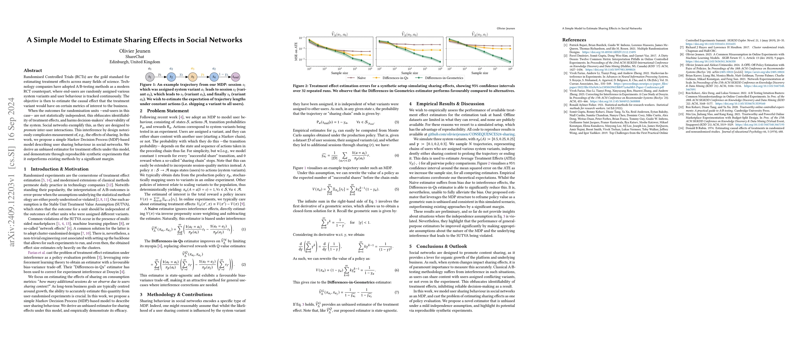 Thumbnail for A Simple Model to Estimate Sharing Effects in Social Networks
