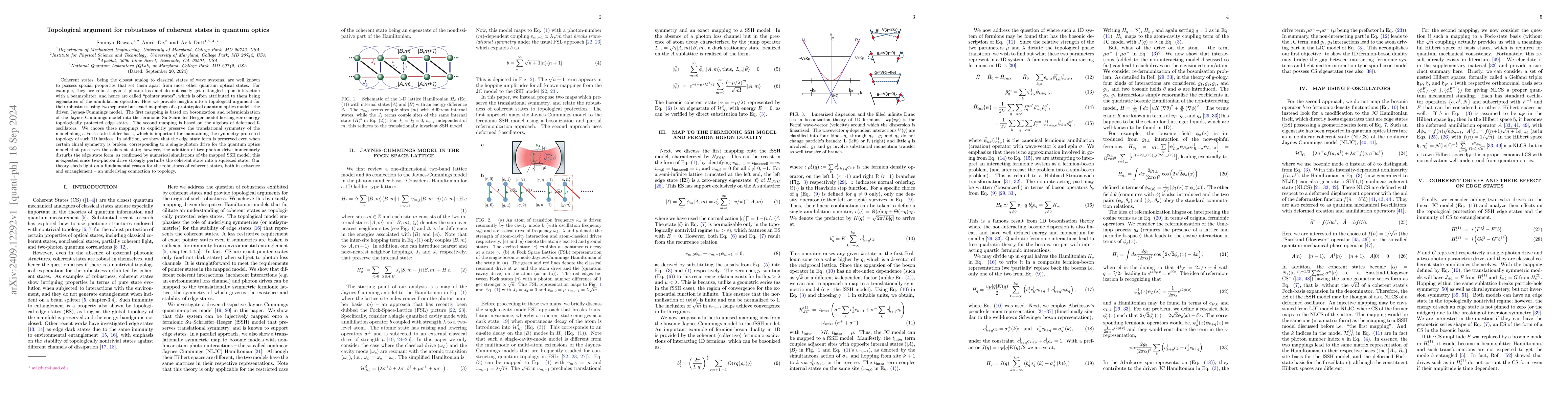 Thumbnail for Topological argument for robustness of coherent states in quantum optics