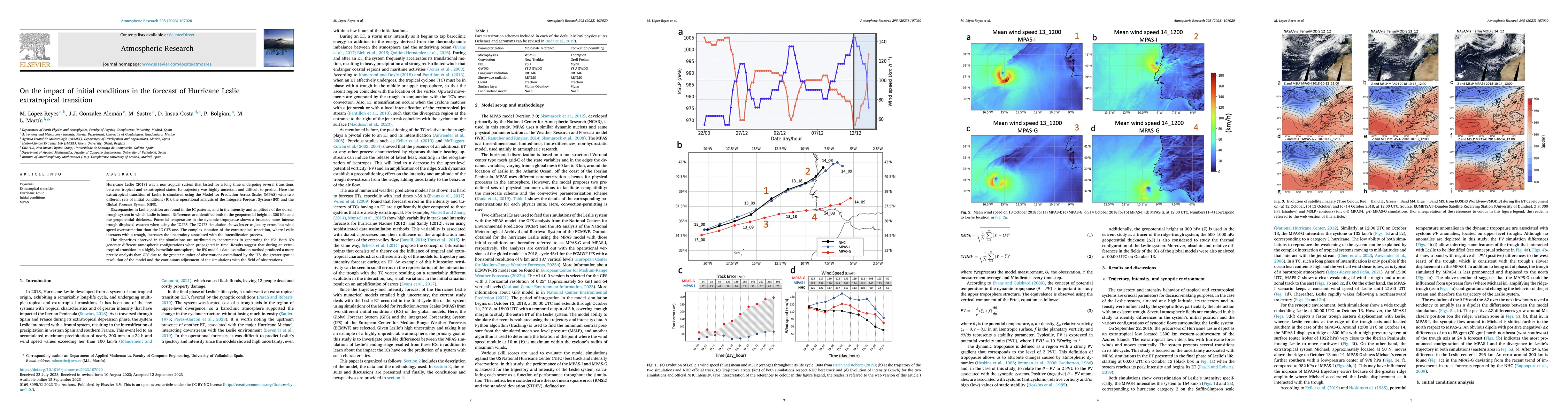 Thumbnail for On the impact of initial conditions in the forecast of Hurricane Leslie
  extratropical transition
