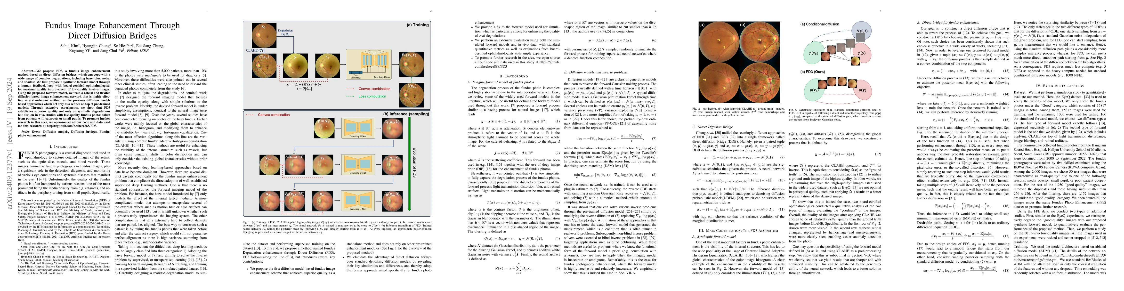 Thumbnail for Fundus image enhancement through direct diffusion bridges