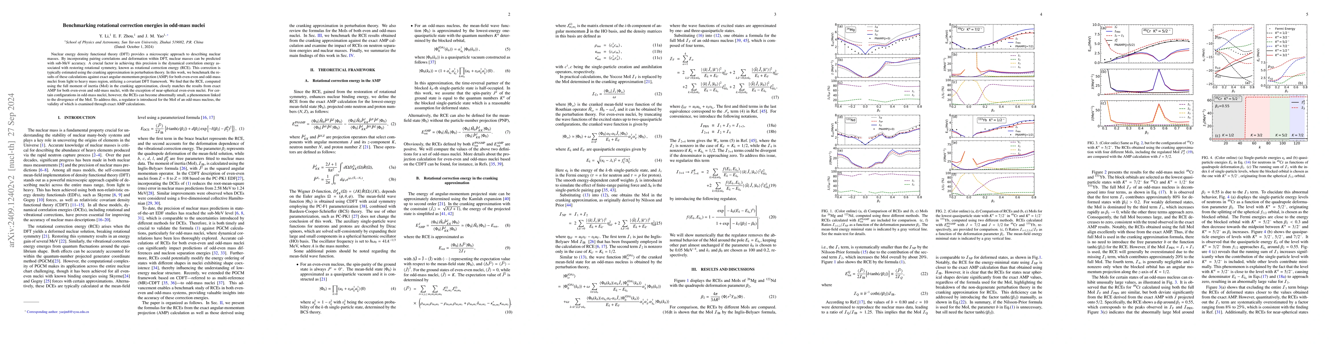 Thumbnail for Benchmarking rotational correction energies in odd-mass nuclei