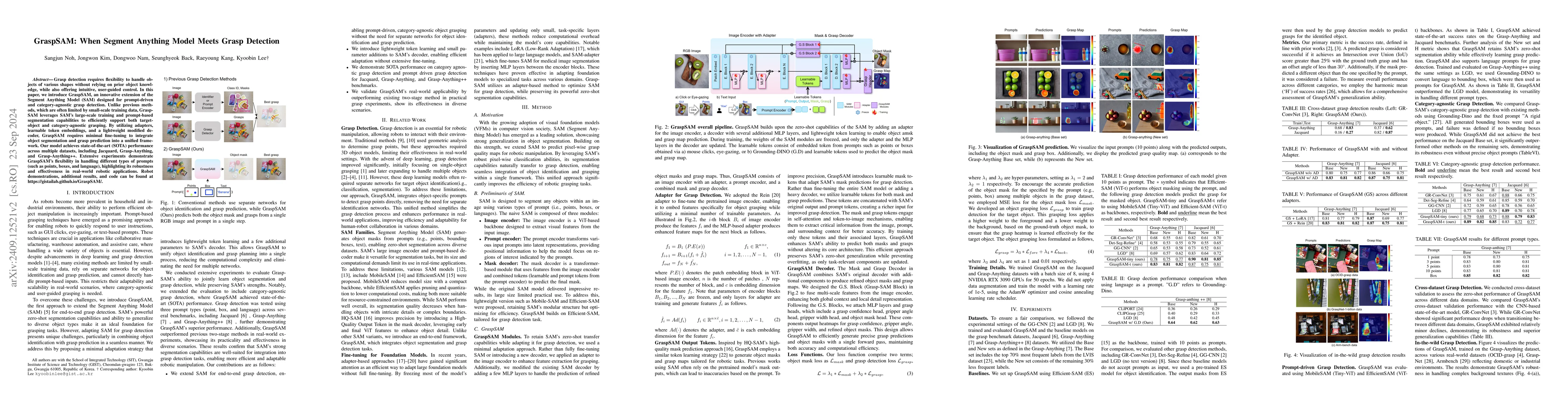 Thumbnail for GraspSAM: When Segment Anything Model Meets Grasp Detection