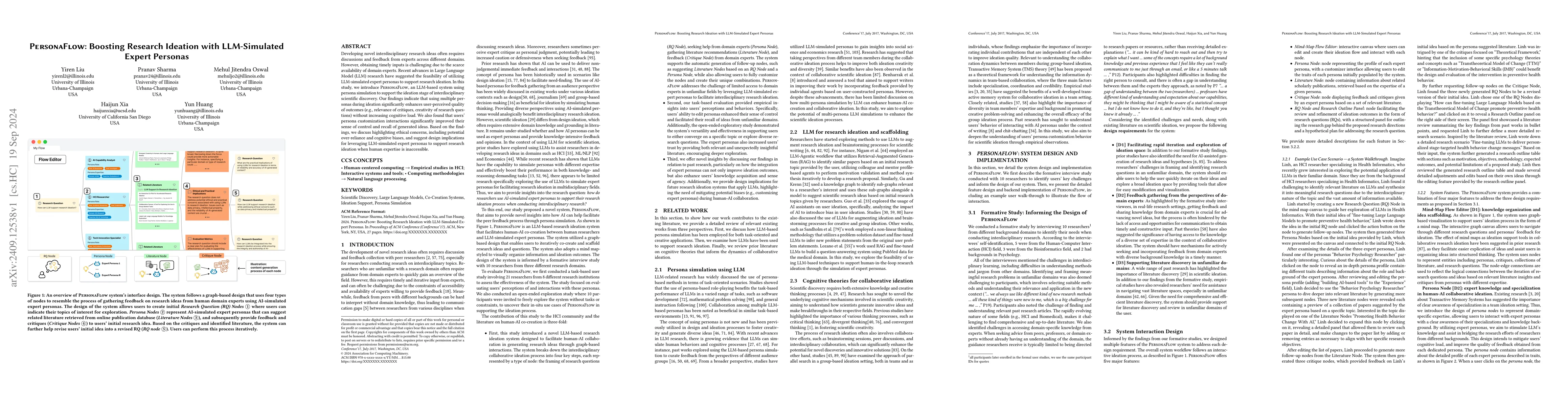 Thumbnail for PersonaFlow: Boosting Research Ideation with LLM-Simulated Expert
  Personas