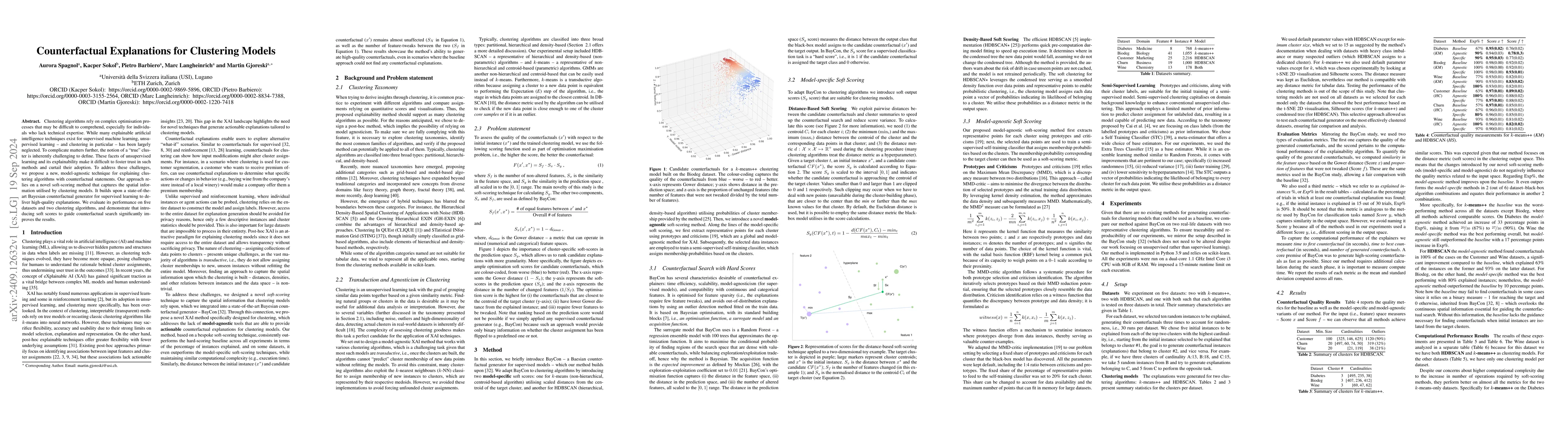 Thumbnail for Counterfactual Explanations for Clustering Models