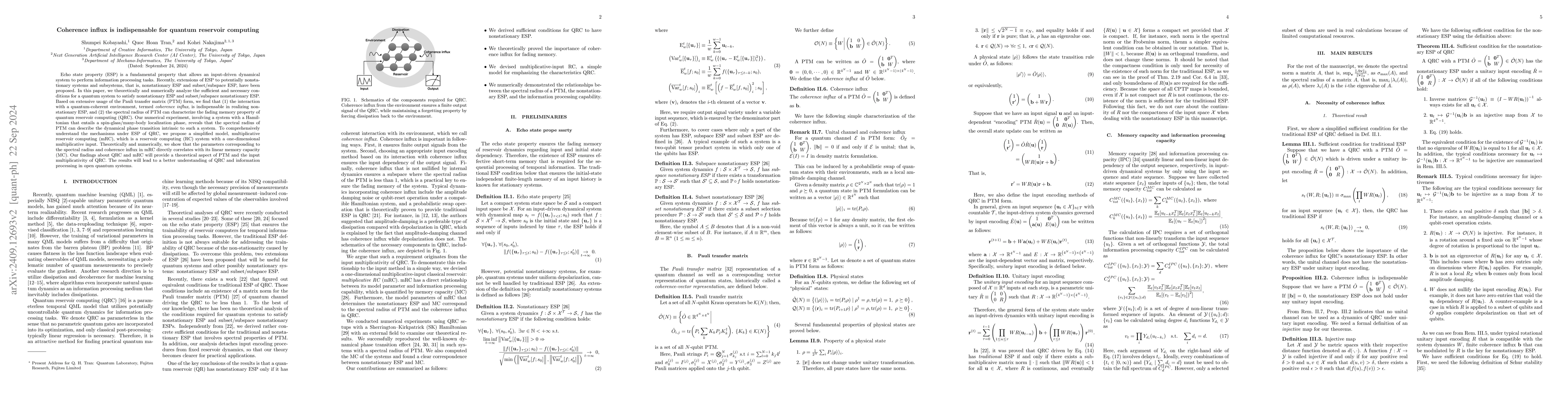 Thumbnail for Coherence influx is indispensable for quantum reservoir computing
