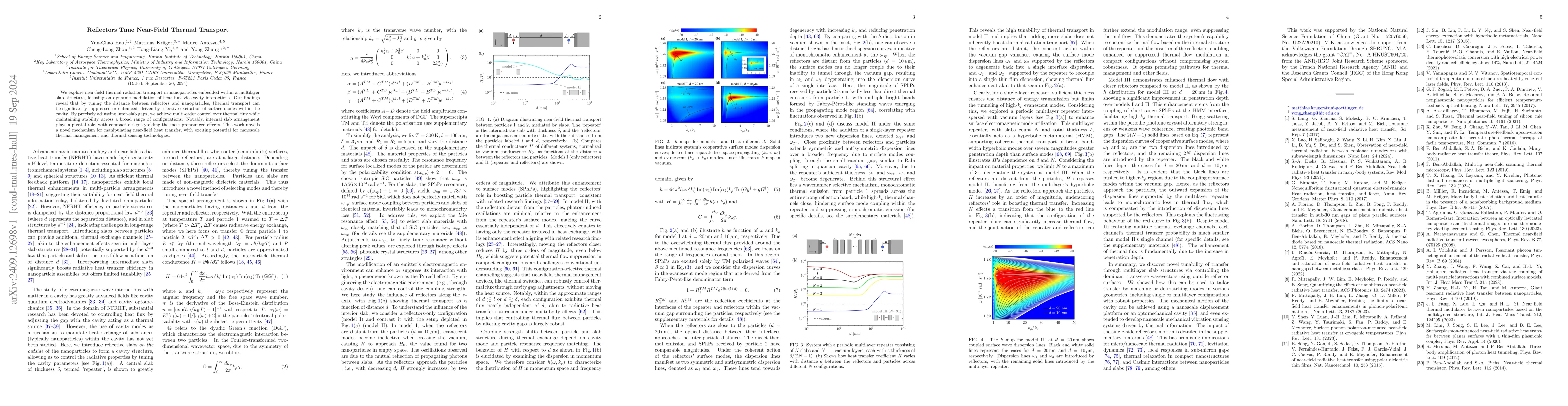 Thumbnail for Reflectors Tune Near-Field Thermal Transport