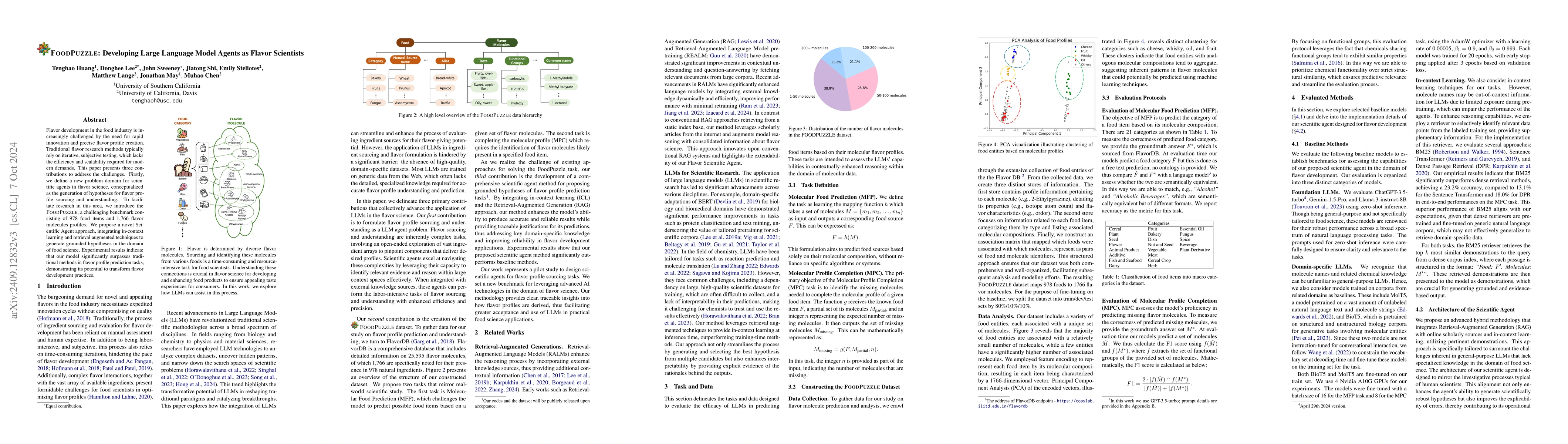 Thumbnail for FoodPuzzle: Developing Large Language Model Agents as Flavor Scientists