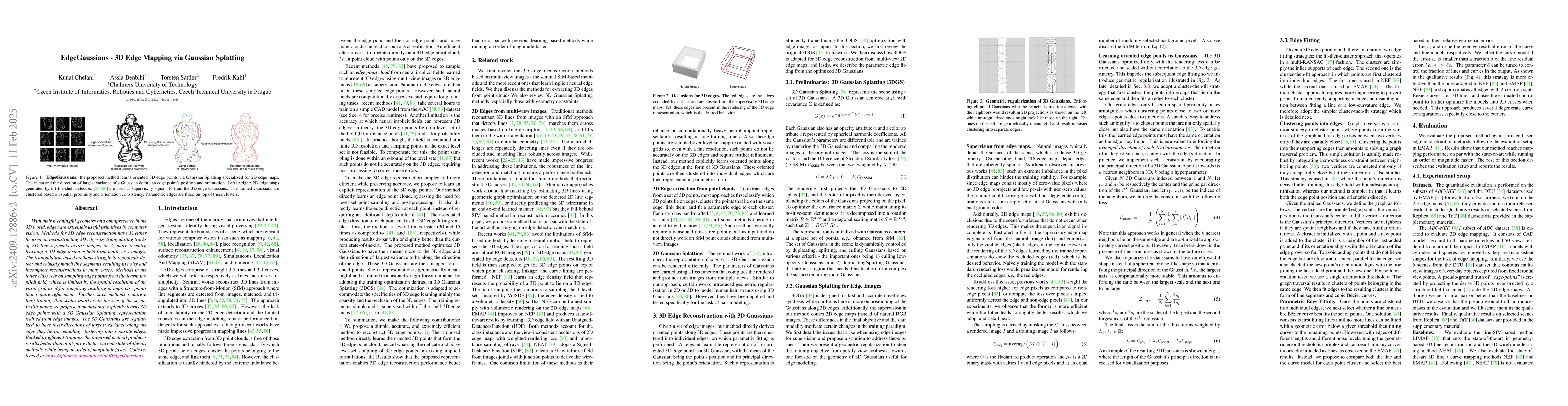 Thumbnail for EdgeGaussians -- 3D Edge Mapping via Gaussian Splatting