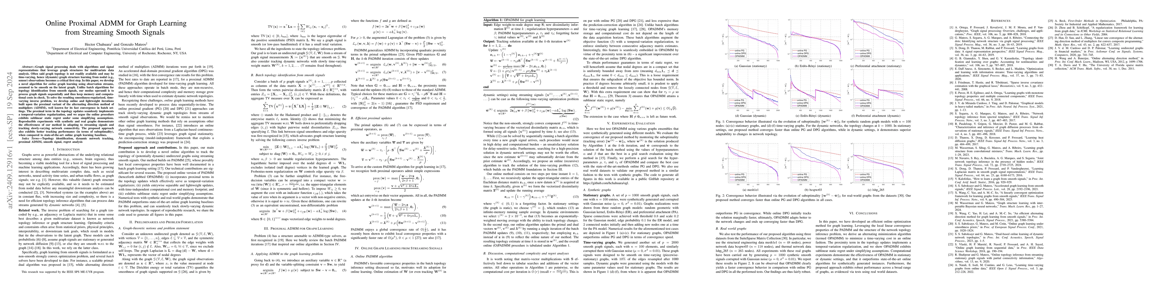 Thumbnail for Online Proximal ADMM for Graph Learning from Streaming Smooth Signals