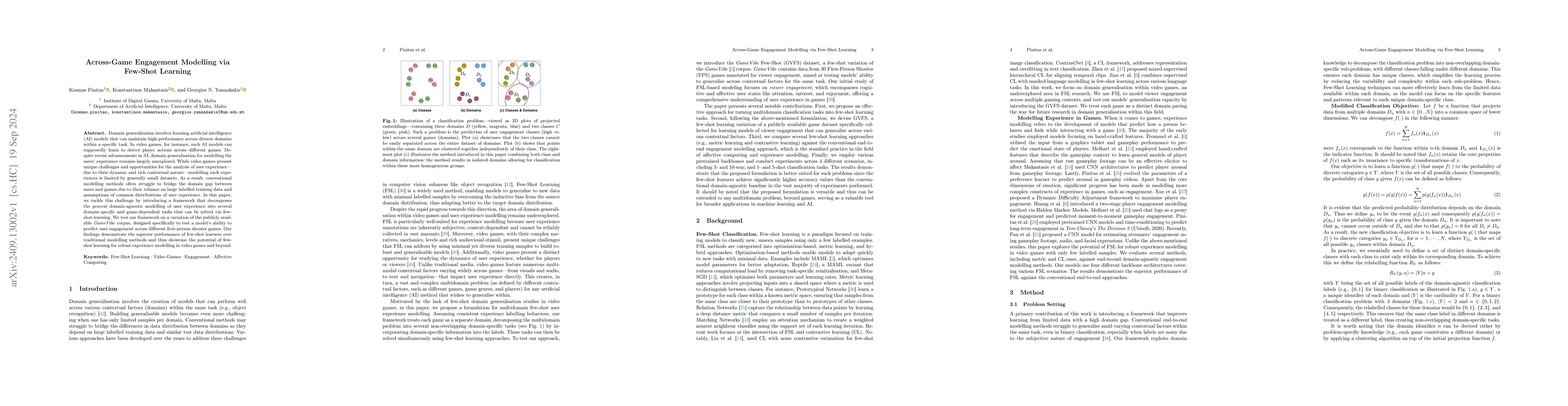 Thumbnail for Across-Game Engagement Modelling via Few-Shot Learning