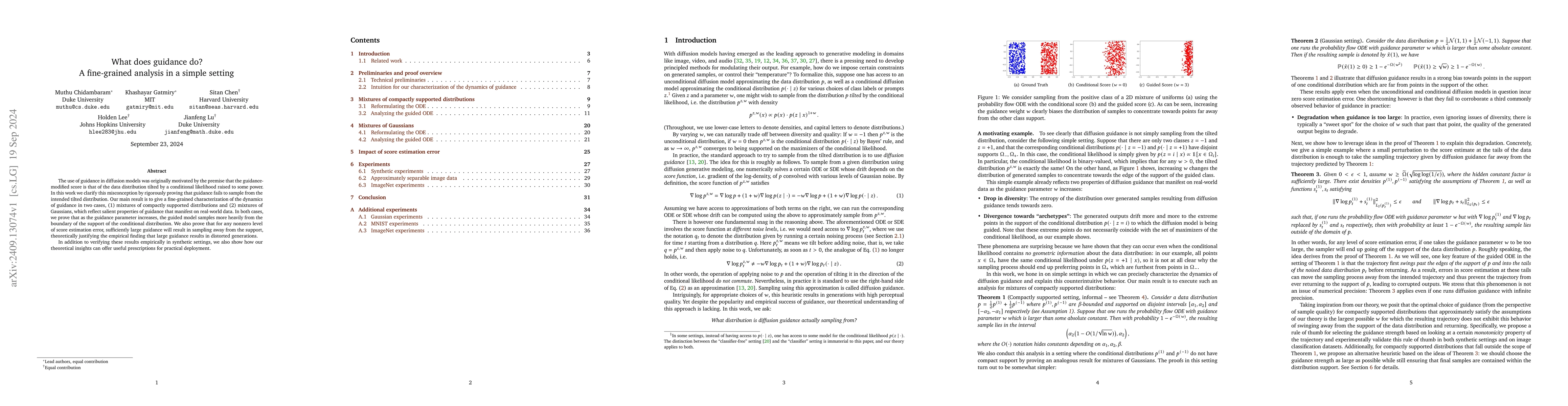 Thumbnail for What does guidance do? A fine-grained analysis in a simple setting
