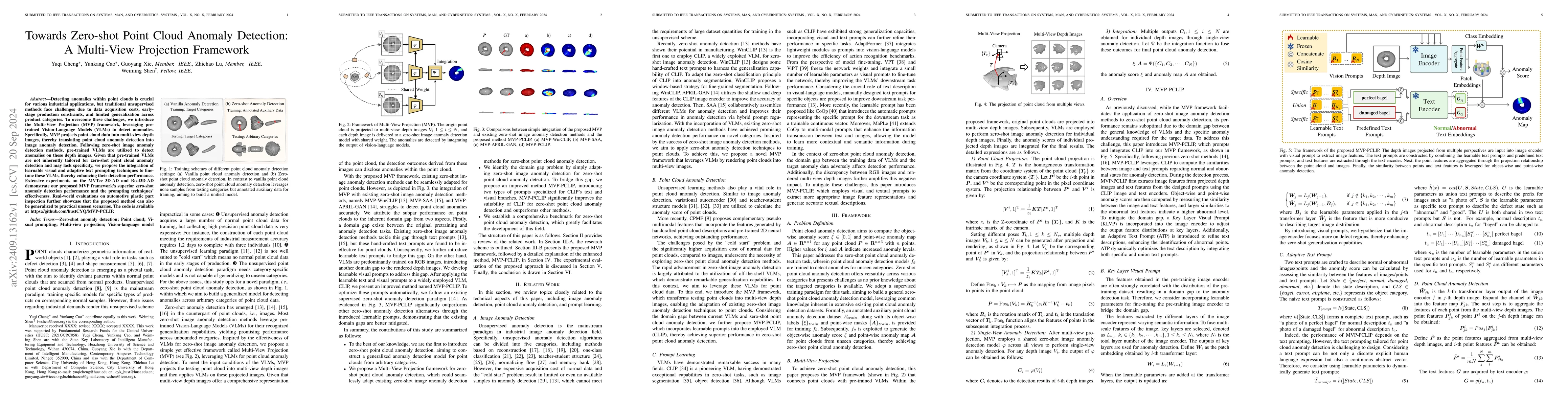 Thumbnail for Towards Zero-shot Point Cloud Anomaly Detection: A Multi-View Projection
  Framework