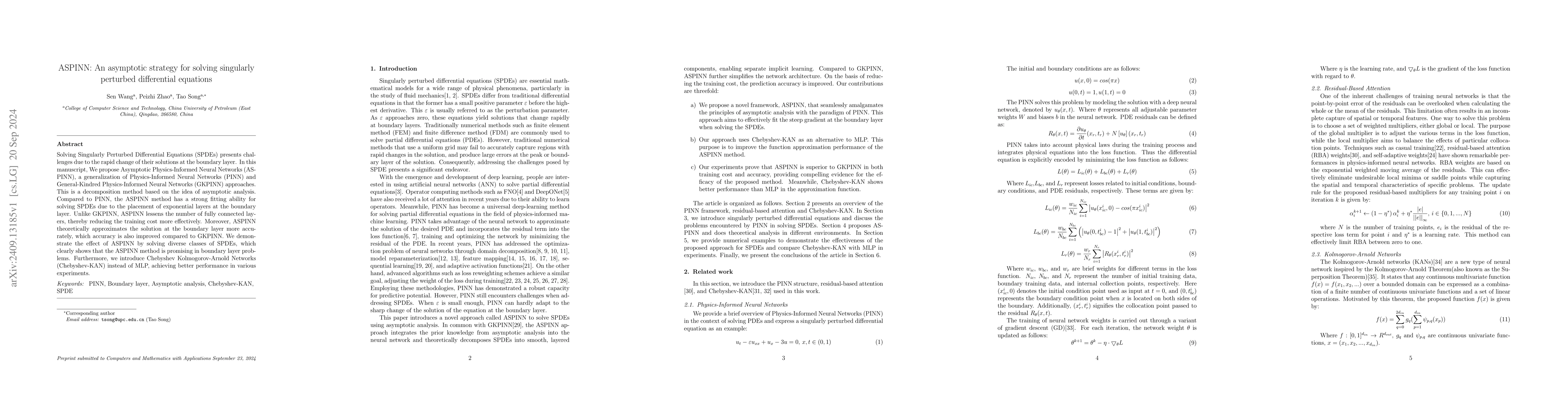 Thumbnail for ASPINN: An asymptotic strategy for solving singularly perturbed
  differential equations
