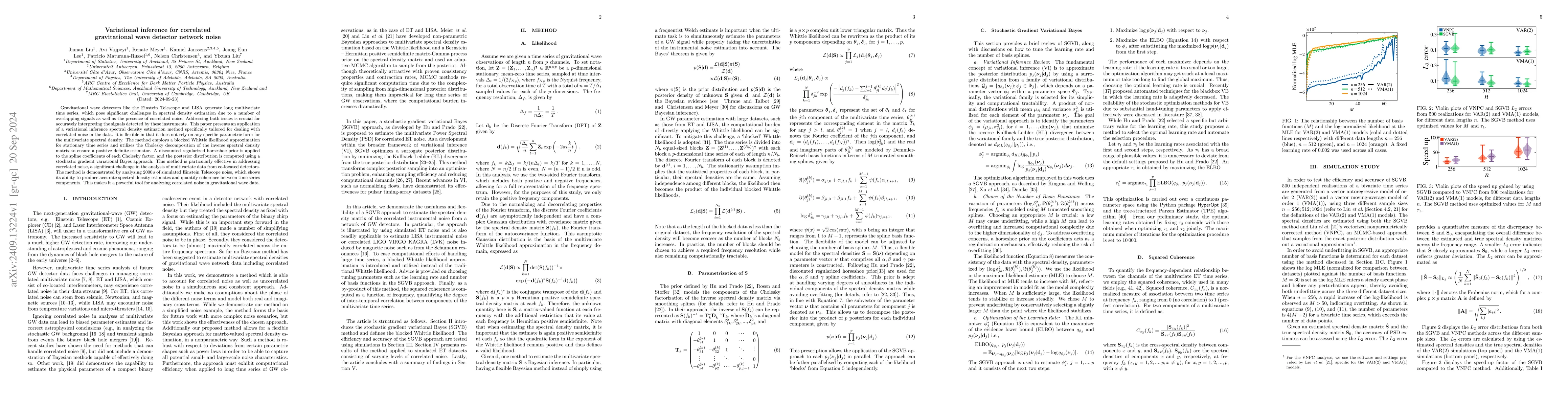 Thumbnail for Variational inference for correlated gravitational wave detector network
  noise
