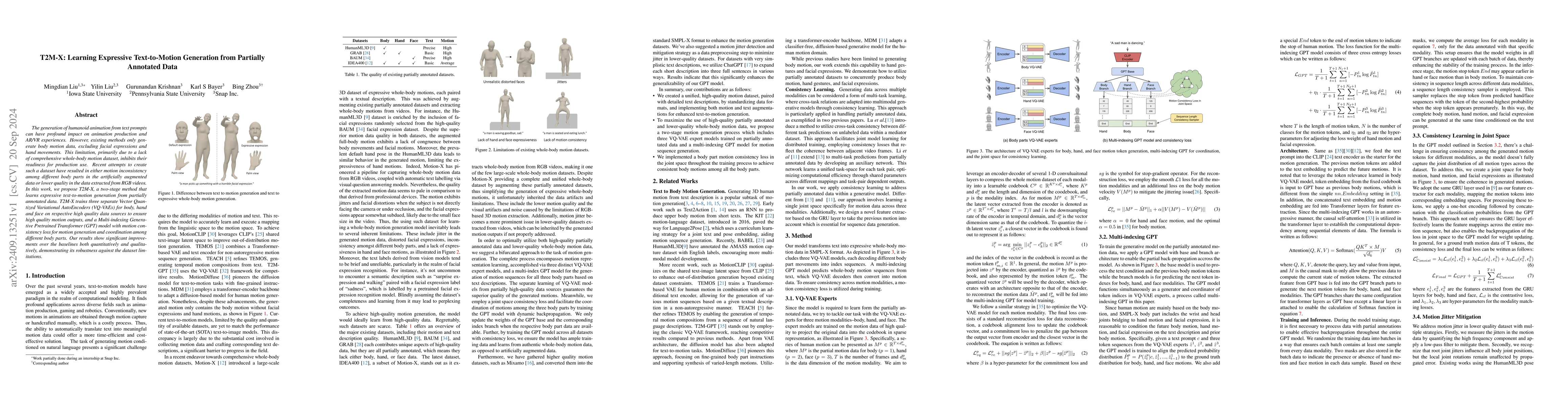 Thumbnail for T2M-X: Learning Expressive Text-to-Motion Generation from Partially
  Annotated Data