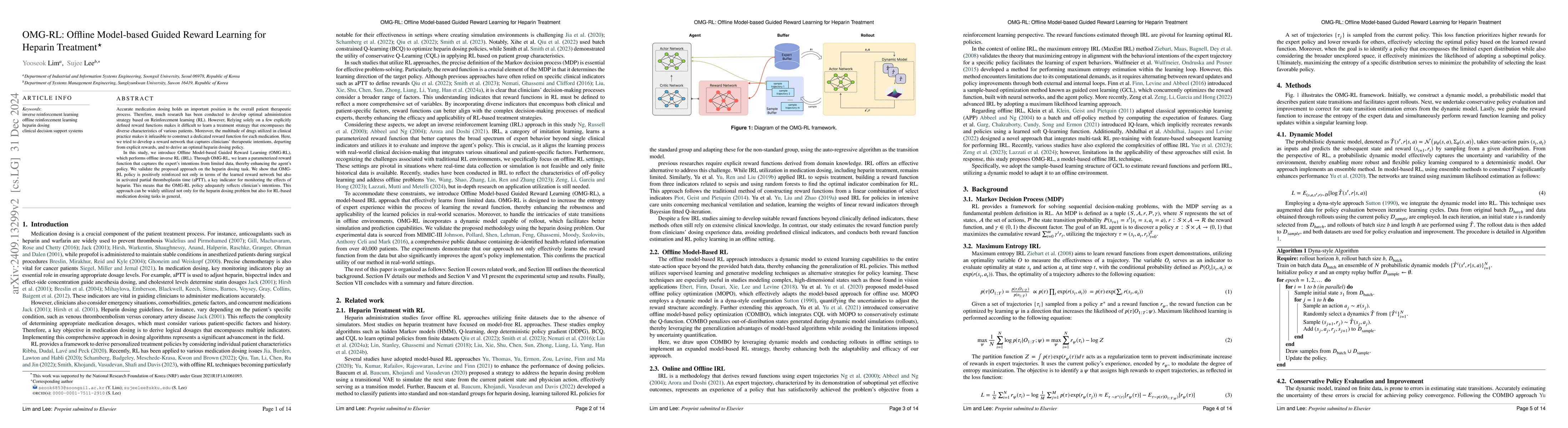 Thumbnail for OMG-RL:Offline Model-based Guided Reward Learning for Heparin Treatment