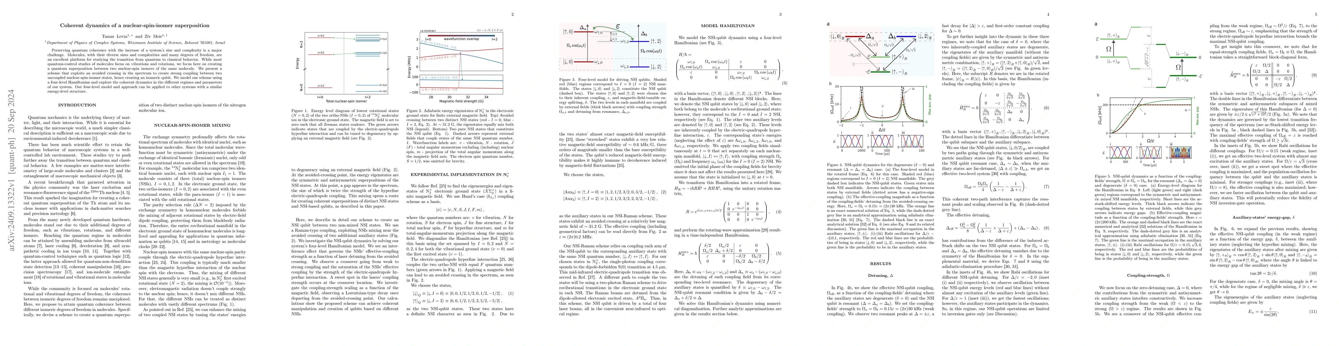 Thumbnail for Coherent dynamics of a nuclear-spin-isomer superposition