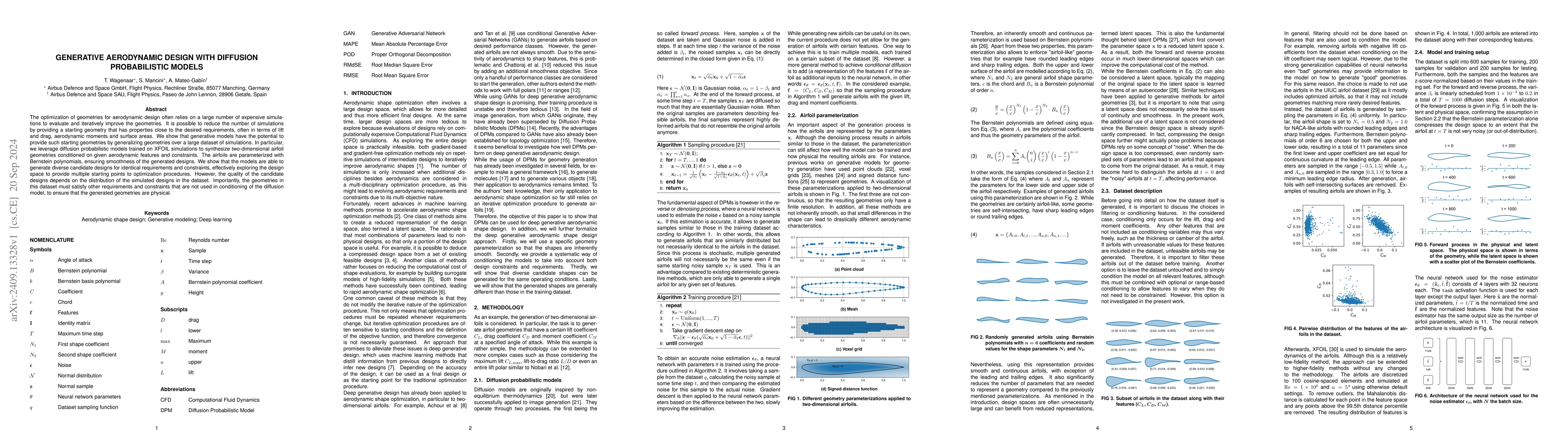 Thumbnail for Generative Aerodynamic Design with Diffusion Probabilistic Models