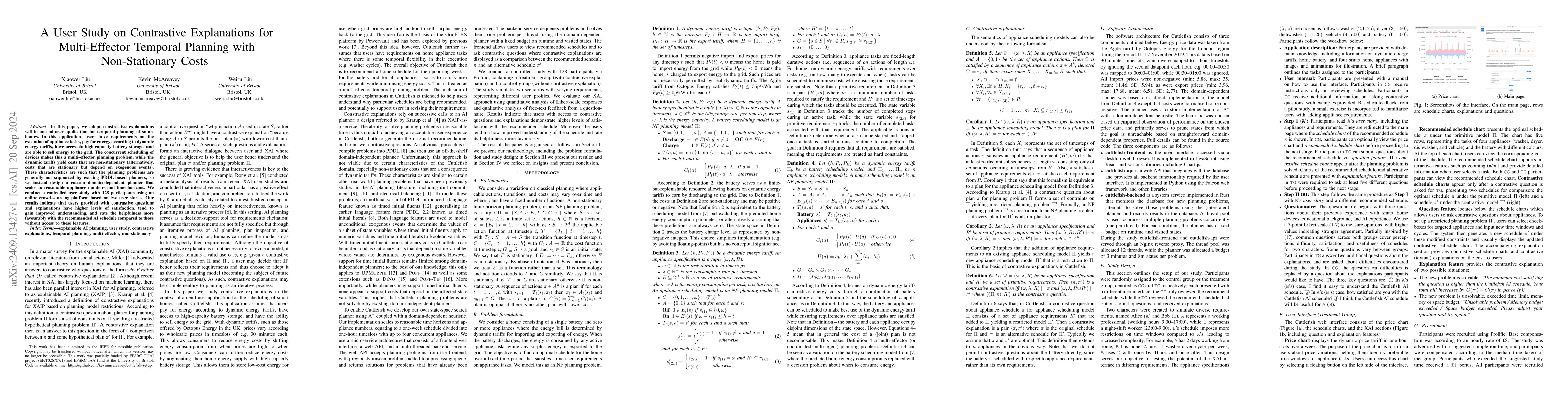 Thumbnail for A User Study on Contrastive Explanations for Multi-Effector Temporal
  Planning with Non-Stationary Costs