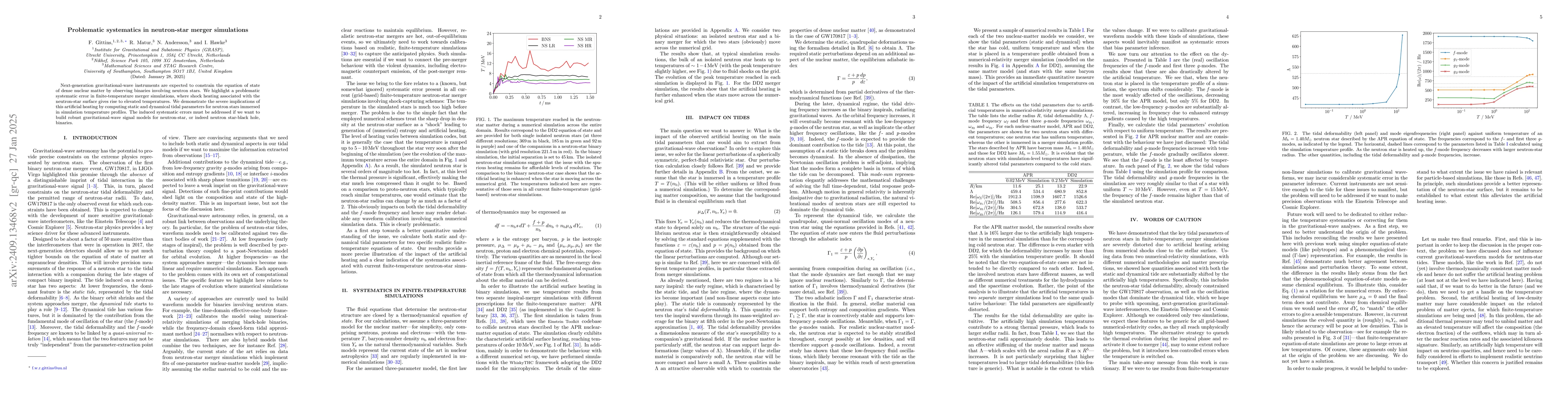 Thumbnail for Problematic systematics in neutron-star merger simulations