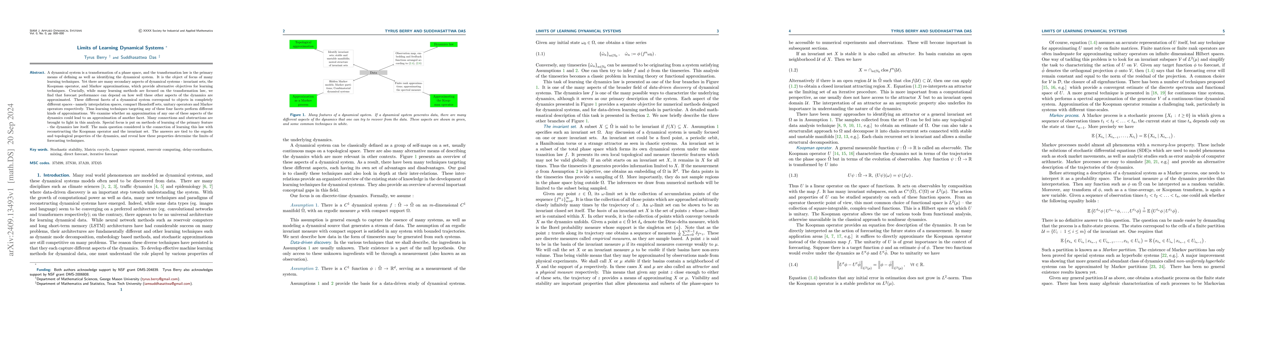 Thumbnail for Limits of Learning Dynamical Systems