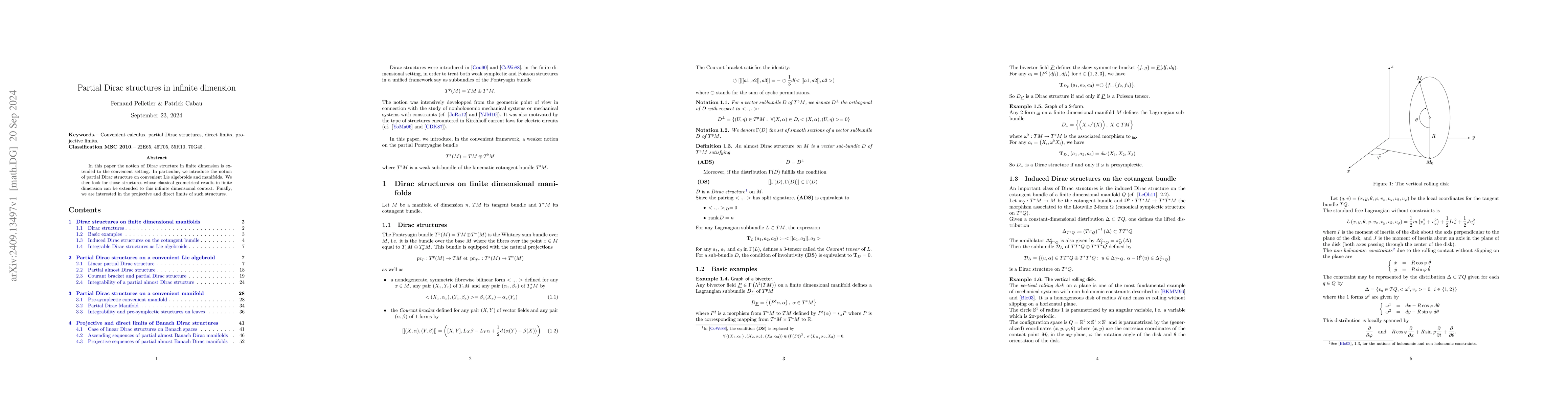 Thumbnail for Partial Dirac structures in infinite dimension